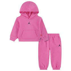 Girls' Preschool - Jordan Brooklyn Pullover Set  - Pink/Black