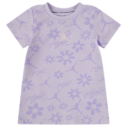 Girls' Preschool - Jordan Floral Flight AOP Dress - Violet Frost/Purple