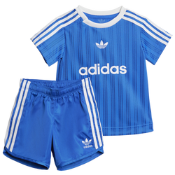 Boys' Toddler - adidas Football T-Shirt Set  - Blue/White