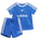 adidas Football T-Shirt Set  - Boys' Toddler Blue/White