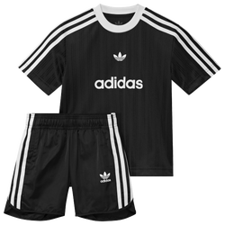Boys' Preschool - adidas Football T-Shirt Set  - White/Black