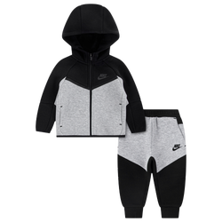 Boys' Preschool - Nike Tech Fleece Full-Zip Set  - Black/Multi