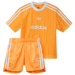 Boys' Preschool - adidas Football T-Shirt Set  - Real Gold/White