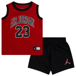 Boys' Toddler - Jordan Mesh Tank Set  - Black/Red