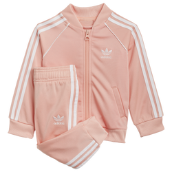 Girls' Toddler - adidas Superstar Tracksuit  - Pink/White