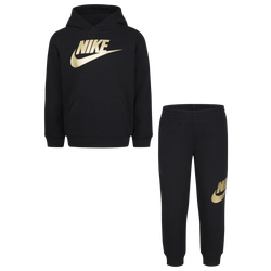 Boys' Toddler - Nike Club HBR Joggers - Black/Gold