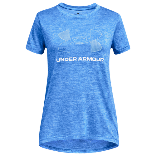 

Girls Under Armour Under Armour Tech BL Twist T-Shirt - Girls' Grade School White/Water Size M