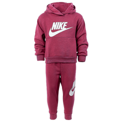 Filles, maternelle - Nike Ensemble en molleton Club - Rose/Blanc