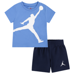 Boys' Preschool - Jordan Jumbo Jumpman Short Set  - Midnight Navy/University Blue