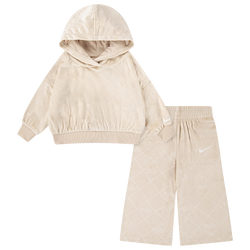 Girls' Preschool - Nike Cozy AOP Monogram Set  - Beige/Multi