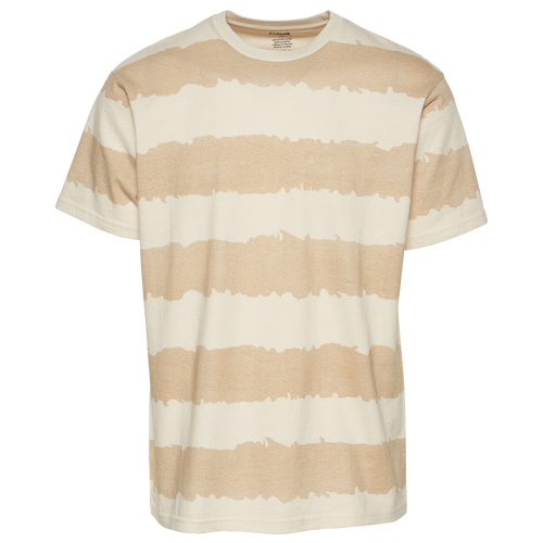 

CSG Mens CSG Easy Stripe T-Shirt - Mens Tan/Oat Size XXL