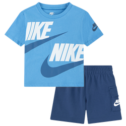 Boys' Preschool - Nike Cargo Futura Short Set  - Mystic Navy
