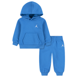 Boys' Preschool - Jordan Brooklyn Fleece Pullover Set  - White/Blue