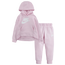 Nike Club High Low Pullover Set - Girls' Toddler Pink/White