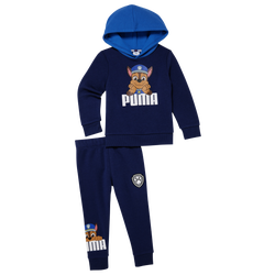 Boys' Toddler - PUMA Paw Patrol Chase Fleece Hoodie Joggers Set  - Blue/Red
