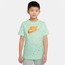 Nike NSW Club Trend T-Shirt - Boys' Grade School Mint Foam/White
