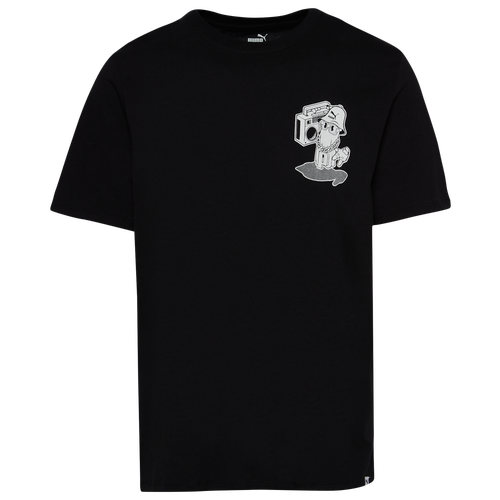 

PUMA Mens PUMA Ghostie T-Shirt - Mens Black/White Size XL