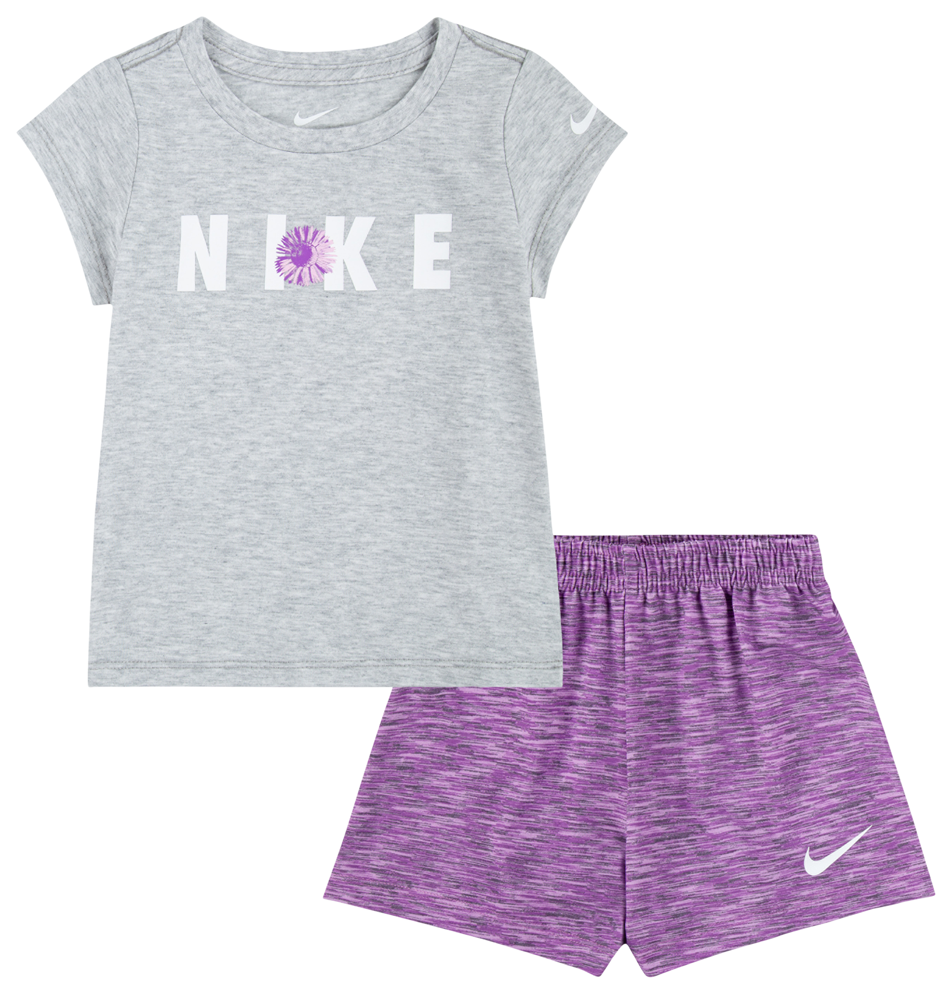 Nike Shine Crew & Leggings Set - Girls' Preschool