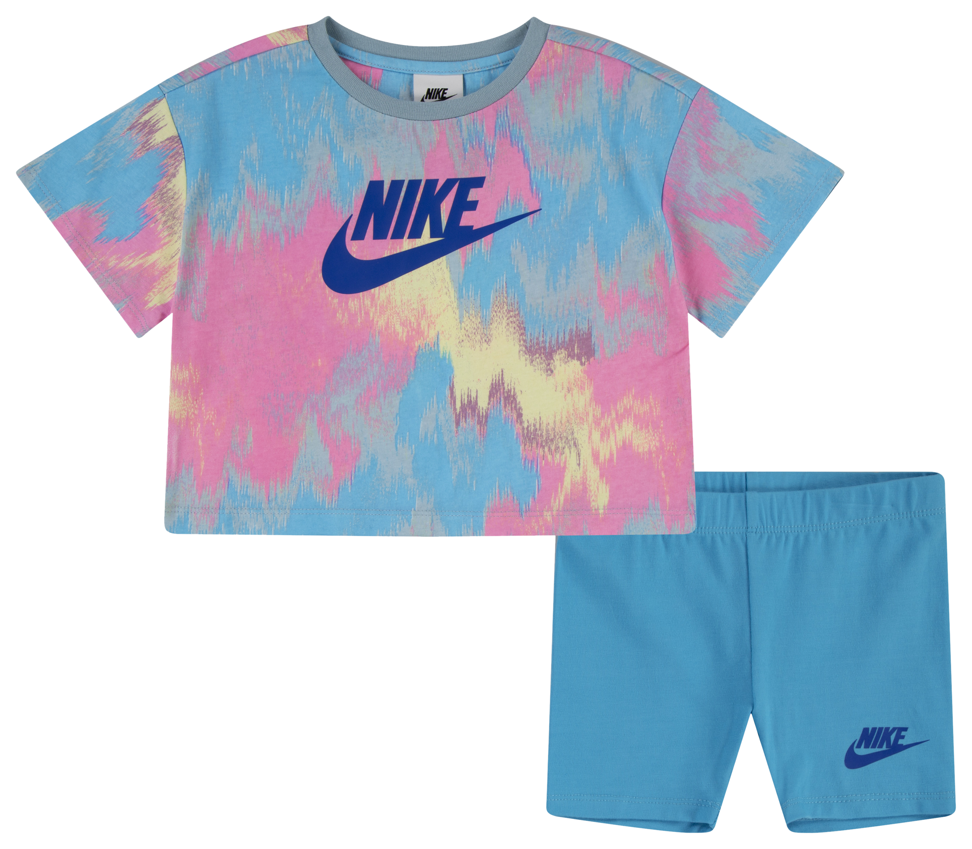 Nike Boys Thrill Tee Short Set White