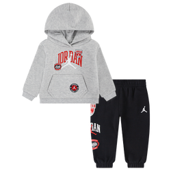 Boys' Preschool - Jordan I23 Clutch Script Fleece Pullover Set  - Multi/Black