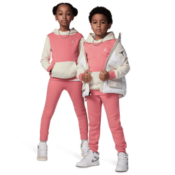 Filles, bambin - Jordan Ensemble avec chandail en molleton Brooklyn - Blanc/Rose