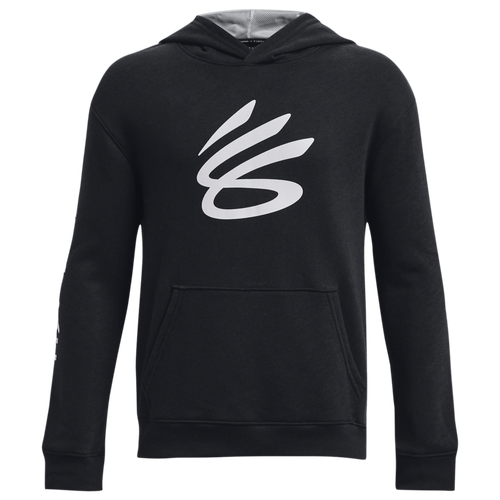 

Boys Under Armour Under Armour Curry Boys Splash Hoodie - Boys' Grade School Mod Gray/Black Size S