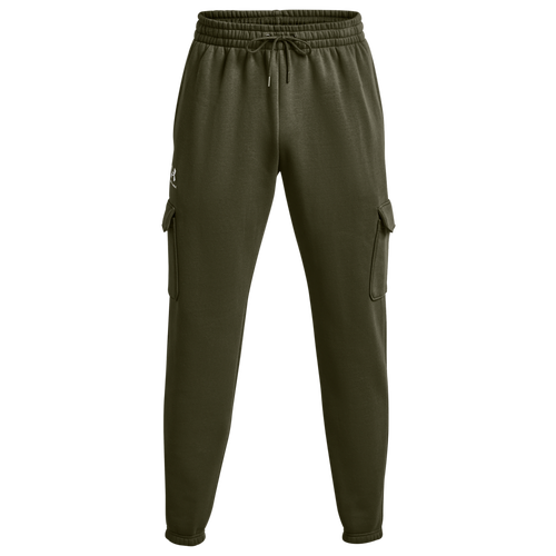 

Under Armour Mens Under Armour Essential Fleece Cargo Pants - Mens Marine Od Green/White Size L