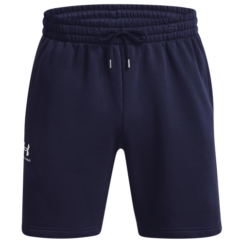 

Under Armour Mens Under Armour Essential Fleece Shorts - Mens Midnight Navy/White Size L