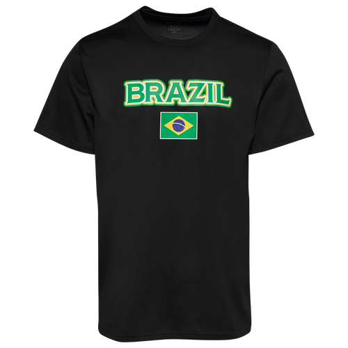 

Brazil Eastbay Flag T-Shirt - Mens Black Size S