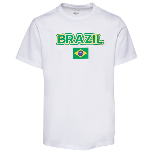 

Brazil Eastbay Flag T-Shirt - Mens White Size M