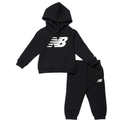 Boys' Infant - New Balance Fleece Set  - Black/White