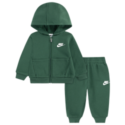 Boys' Preschool - Nike LBR Full-Zip Club Set  - Green/White