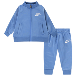 Girls' Preschool - Nike Full-Zip Set With Logo Taping  - Blue Beyond/White