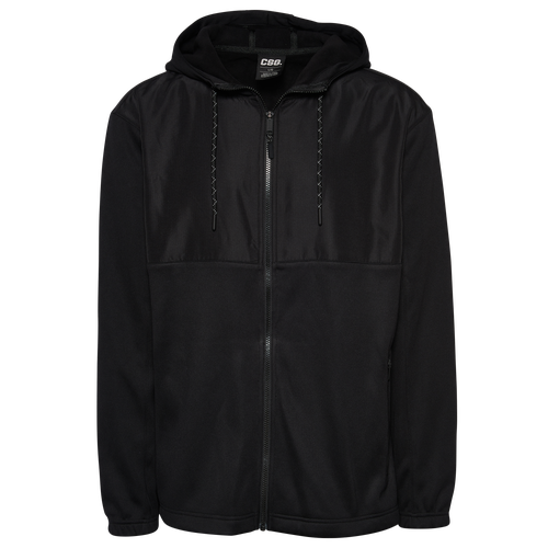 

CSG Mens CSG Chaos Full Zip Hoodie - Mens Black/Black Size XXL