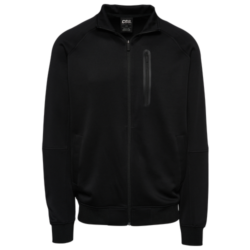 Csg Mens Arena Track Jacket In Black/black | ModeSens