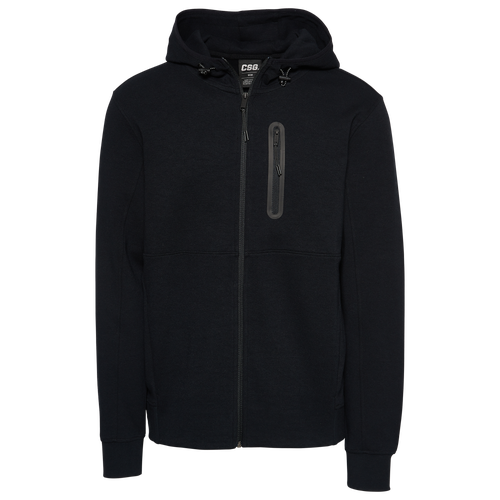 Csg Mens Veracity Full Zip Hoodie In Black/black | ModeSens