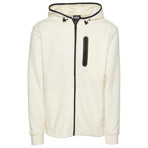 

CSG Mens CSG Veracity Full-Zip Hoodie - Mens White/White Size S