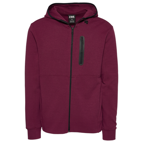 

CSG Mens CSG Veracity Full-Zip Hoodie - Mens Wine/Wine Size S