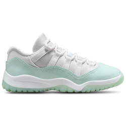 Girls' Preschool - Jordan Retro 11 Low - White/Igloo