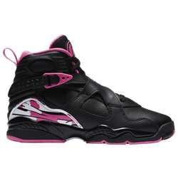 Girls' Grade School - Jordan Retro 8 - Black/White/Pinksicle