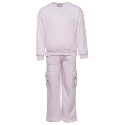 Filles, maternelle - New Balance Ensemble en molleton avec cargo/haut à col rond - Milk Violet/Milk Violet