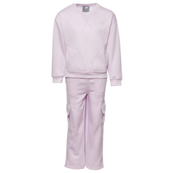 Girls' Infant - New Balance Cargo/Crew Set  - Milk Violet/Milk Violet