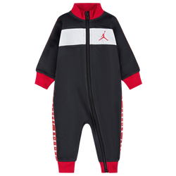 Boys' Infant - Jordan Brand Of Flight Tricot Coveralls - Black/Multi