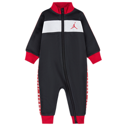 Boys' Infant - Jordan Brand Of Flight Tricot Coveralls  - Black/Multi