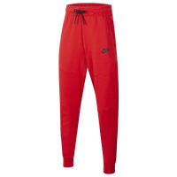 Boys red shop nike pants