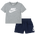 Nike Club T-Shirt & Shorts Set  - Boys' Preschool Midnight Navy/Dark Grey Heather