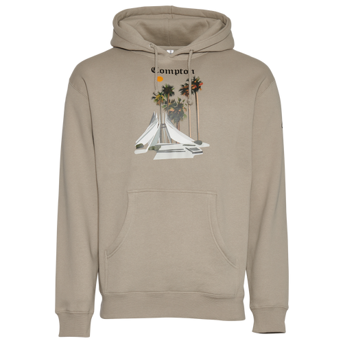 

Mel Depaz Mens Mel Depaz Compton Hoodie - Mens Beige/Multi Size L