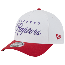 Adult - New Era Raptors 9Forty AF 25 NBA Draft Cap  - White/Red