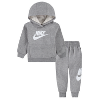 Nike NSW Fleece Pullover + Jogger Infant Toddler Set Black White 76J859-023  – Shoe Palace