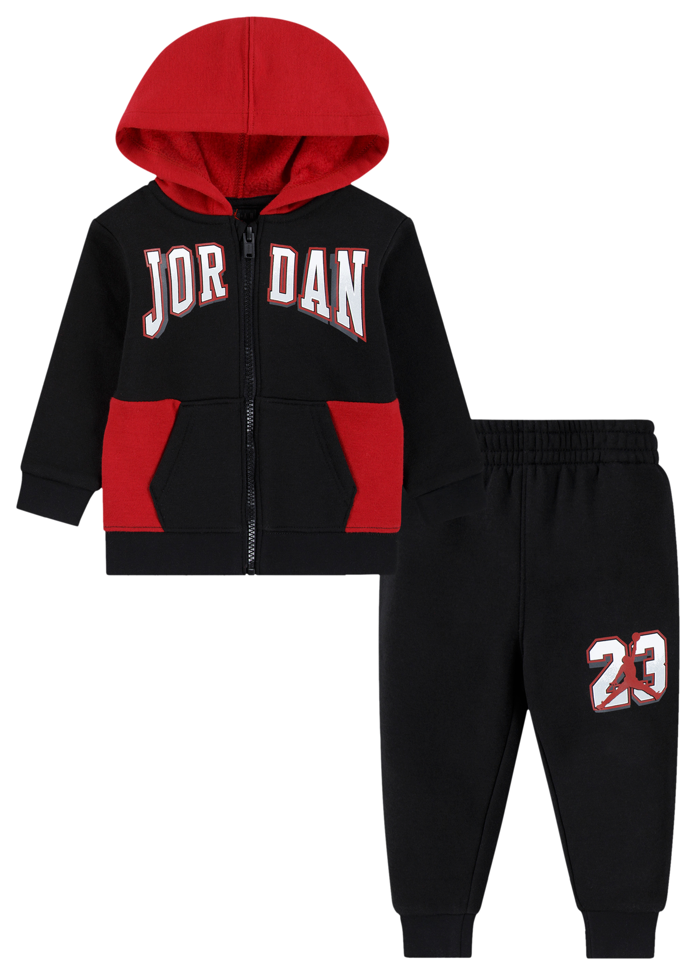 Jordan on sale red tracksuit